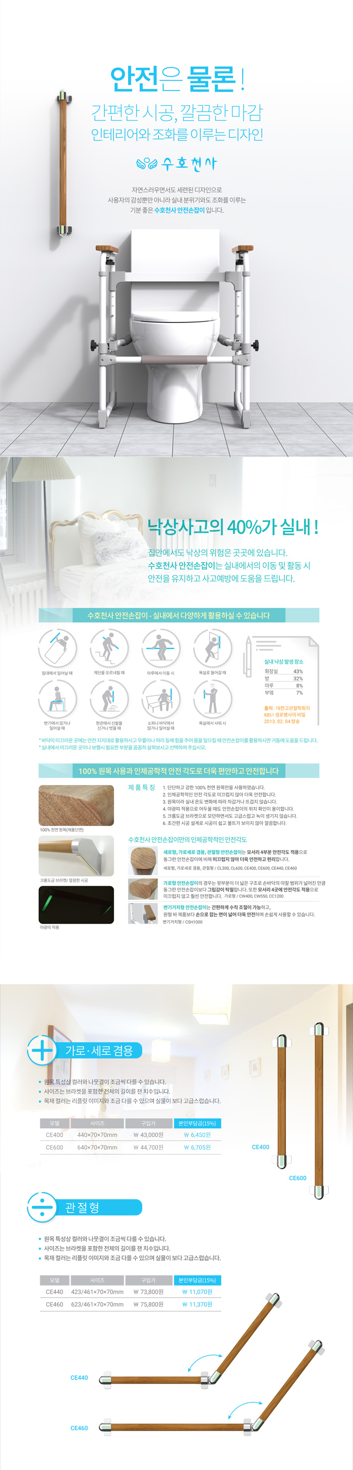 세비앙 안전손잡이 CE400